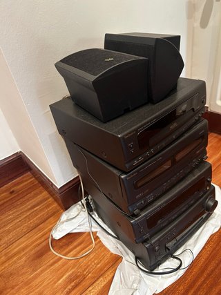 Equipo de música Technics negro