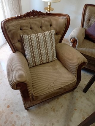Tresillo madera haya