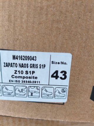 Zapatos Seguridad Wurth Modyf Talla 43