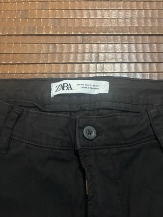 Pantalón Chino Zara Negro Talla 40
