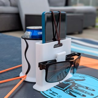 Soporte para Paddle Surf: Portavasos y Móvil