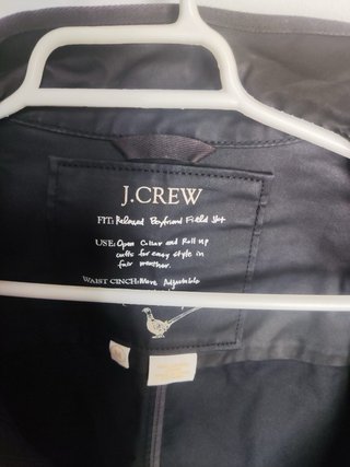 Chaqueta J.Crew impermeable negra
