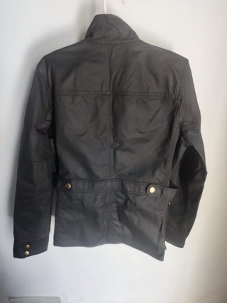 Chaqueta J.Crew impermeable negra