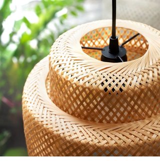 Lámpara de techo bambú 27 cm