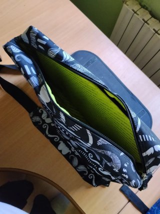 Mochila para portátil de lona