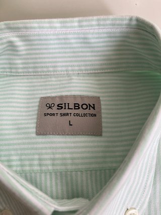 Camisa de rayas Silbon Talla L
