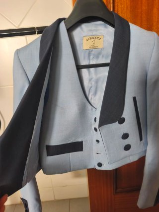Traje de corto amazona azul JIMENEZ