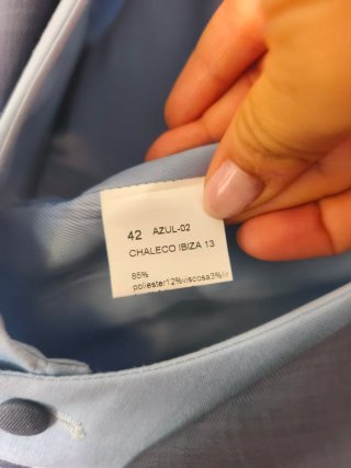 Traje de corto amazona azul JIMENEZ