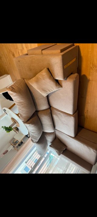 Sofá Chaiselongue Beige