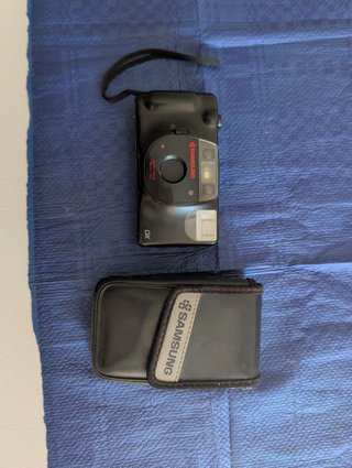 Cámara Samsung AF200 Analógica Negra