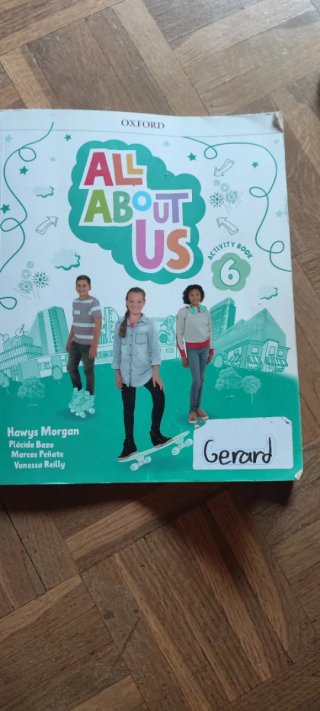 Libro allbout us de inglés de sexto de primaria