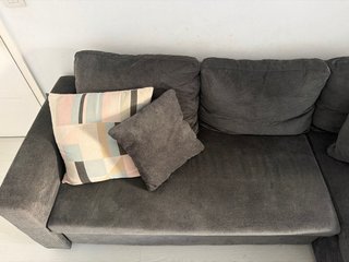 Sofá modular gris casi nuevo