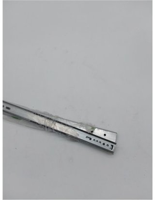 Amig - Juego de 2 Guías Correderas Metálicas Mod.26 de Acero Galvanizado para Cajones de Muebles - Cajoneras o Armarios | Extracc