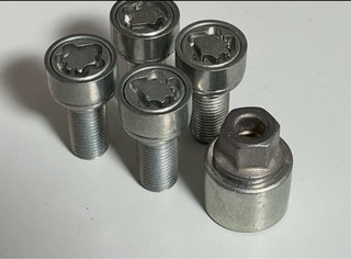 Tornillos antirrobo VW GOLF TOURAN CADDY AUDI SEAT
