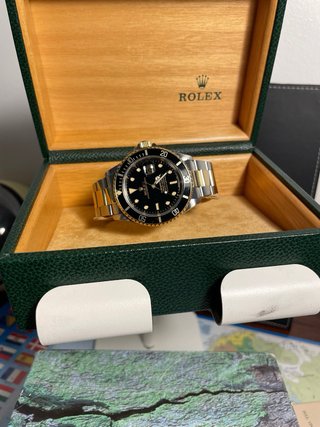 Reloj Rolex Submariner Acero y Oro Negro