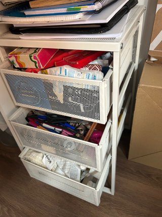 Cajonera Metálica Blanca IKEA