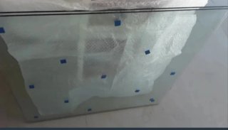 2 Cristales biselados 75x75 de buen grosor