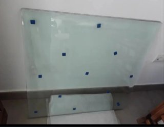 2 Cristales biselados 75x75 de buen grosor