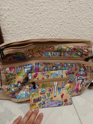 Bolso/neceser estampado multicolor