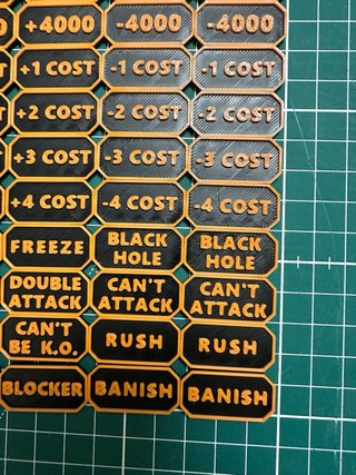 Set 48 Token One Piece TCG Nero Arancione