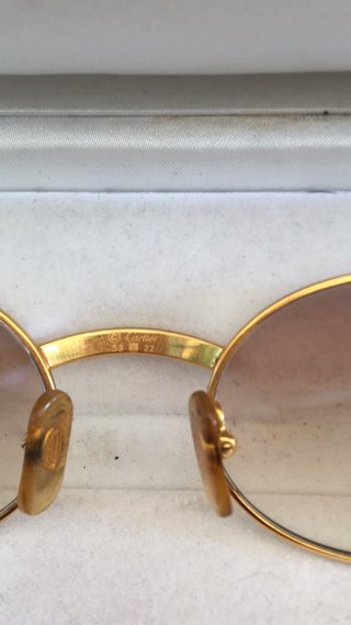 Gafas Cartier Giverny Vintage Oro y Madera