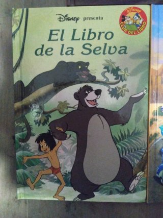 El rey león, Cars, El libro de la selva. Disney