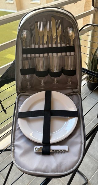 Mochila Picnic Nevera Isotérmica 4 Pers