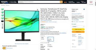 Samsung - Pantalla para PC ViewFinity S60UD de 27