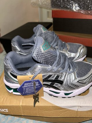 Asics Zapatillas Deportivas Gris y Plateado