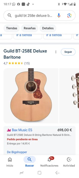 Guitarra Acústica Barítono Guild
