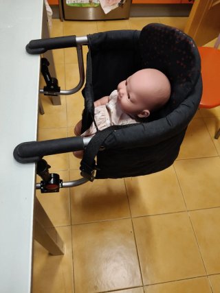 Trío adaptable a mesa para viaje
