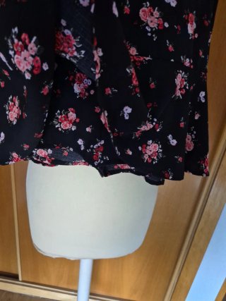 Lote: Top Bolero encaje negro - Falda pantalón