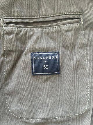 Chaqueta Blazer Hombre Scalpers Verde Oliva T52