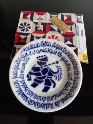 Plato de cerámica Galicia Celta Sargadelos