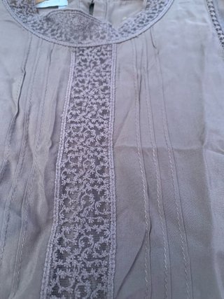Blusa sin mangas Promod morada
