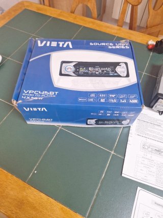 Radio CD Coche VISTA VPC45BT Bluetooth USB
