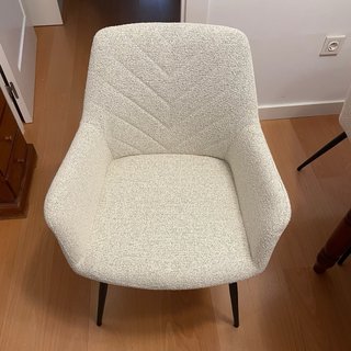 4 Sillas Comedor Tipo Sillón Beige