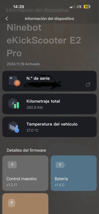 Patinete Eléctrico Ninebot E2 Pro
