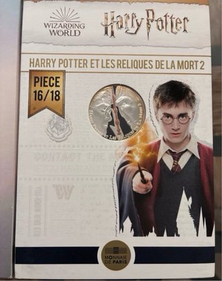 Moneda 10 Euros Harry Potter Plata 2021 Francia