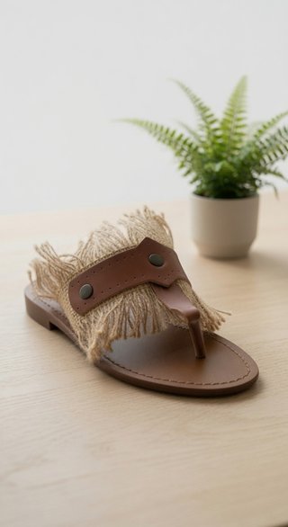 Sandali Positano Beige e Marrone