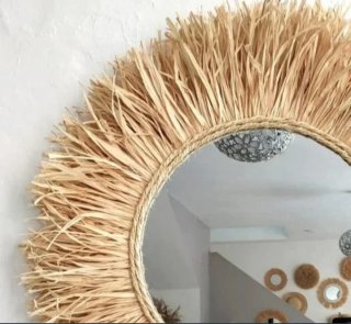 Espejo 70cms Macramé