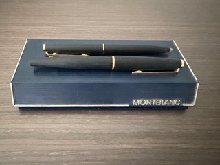 Estuche Montblanc Vintage Bolígrafo y Pluma