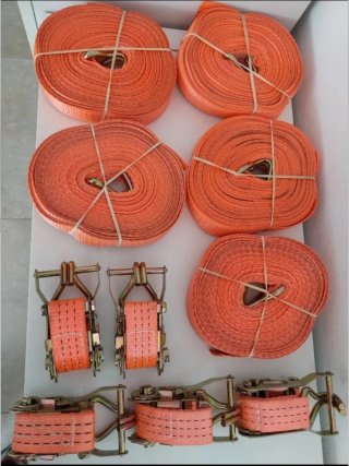 Cinchas de sujeción naranjas 5 unidades