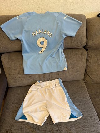 Equipación Manchester City Haaland Talla 28