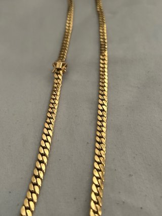 Cadena Cubana Oro 18k
