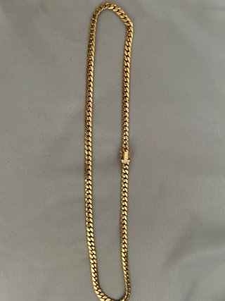Cadena Cubana Oro 18k
