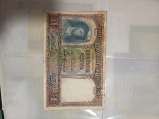 Billete 500 pesetas Banco de España 1931