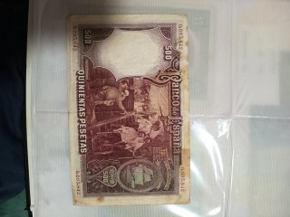 Billete 500 pesetas Banco de España 1931