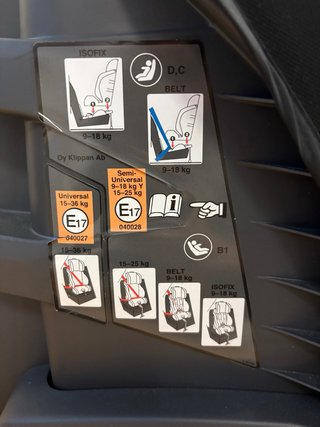 Silla de coche Klippan Triofix