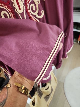 Camisa Marroquí Bordada Talla M